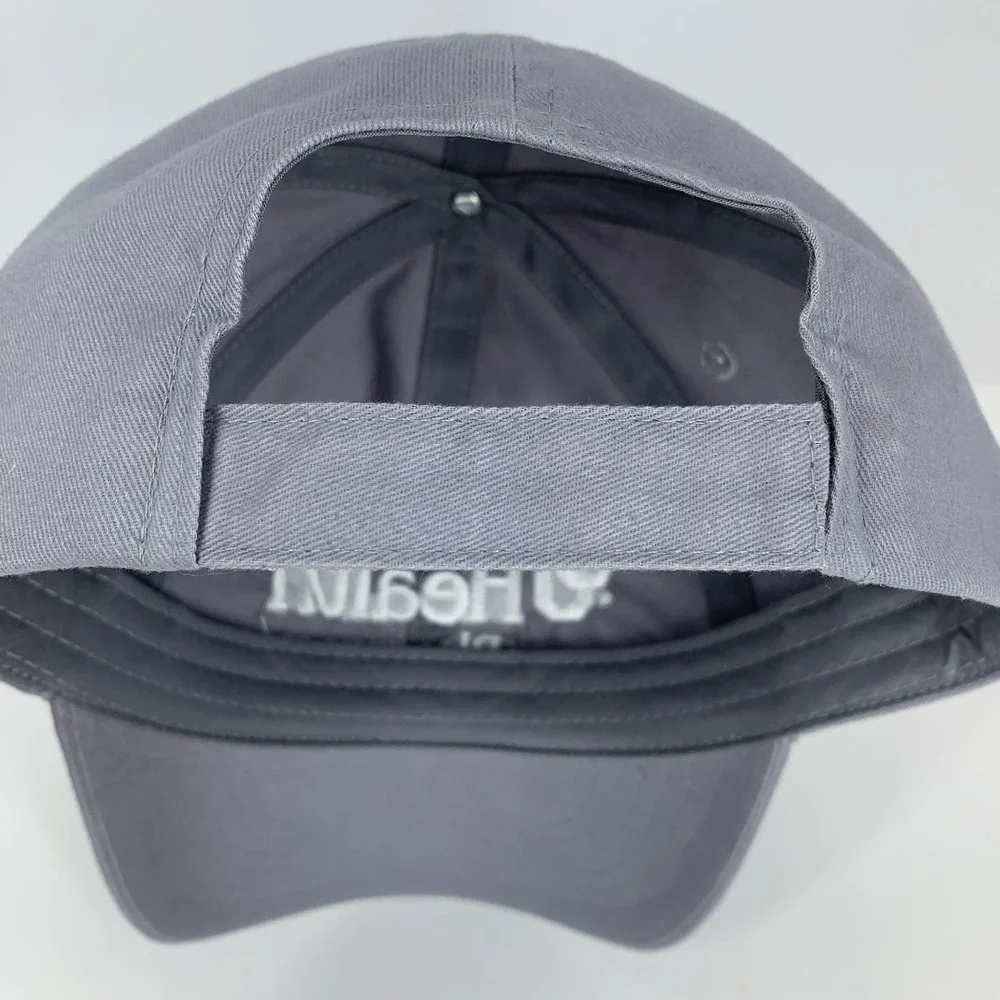 OU Health Pharmacy Hat Oklahoma Sooners Gray Adjustable Lightweight Baseball Cap